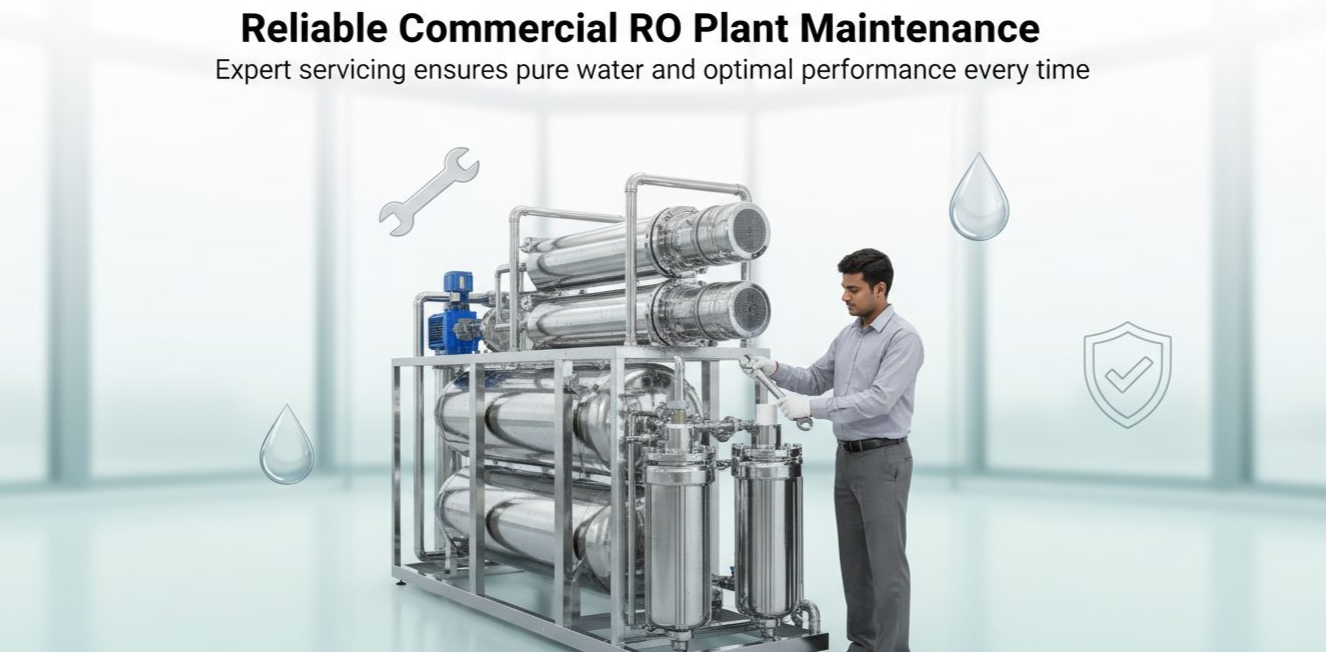 Commercial RO Plant Maintenance