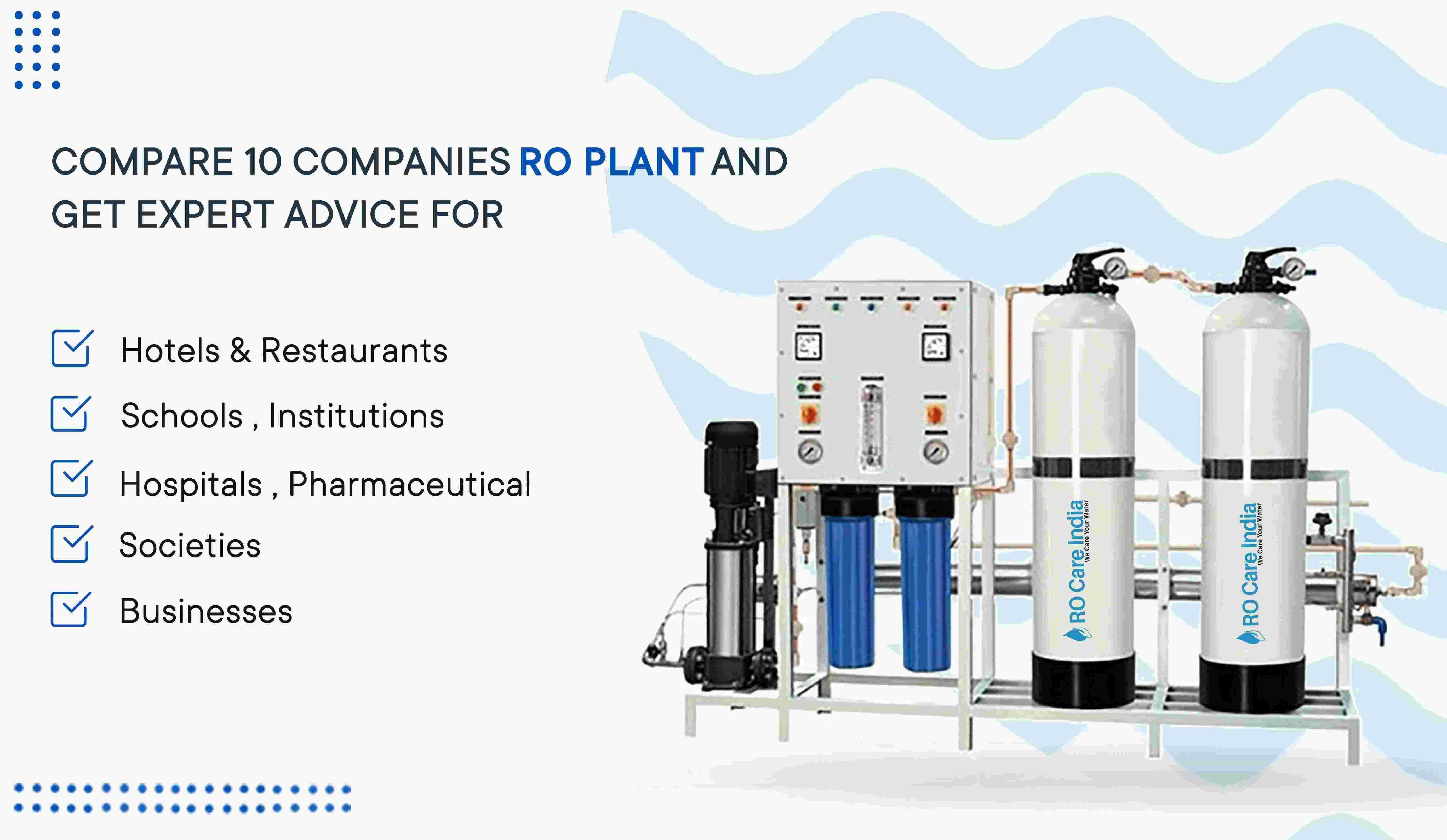 Commercial RO Service: Industrial RO Plant Repair Service.